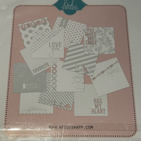 HEIDI SWAPP Bundle "YOU INK" 7 piece Embellishments NEW! Ink stamping craft $79 - Picture 12 of 12